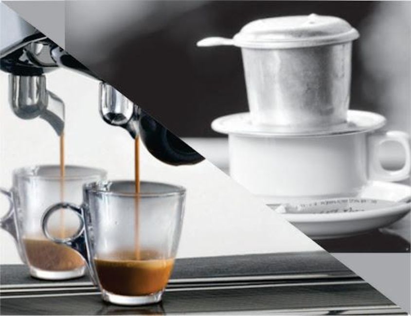 Việc so sánh cafe pha máy và pha phin không phải để phân cao thấp giữa hai cách pha chế
