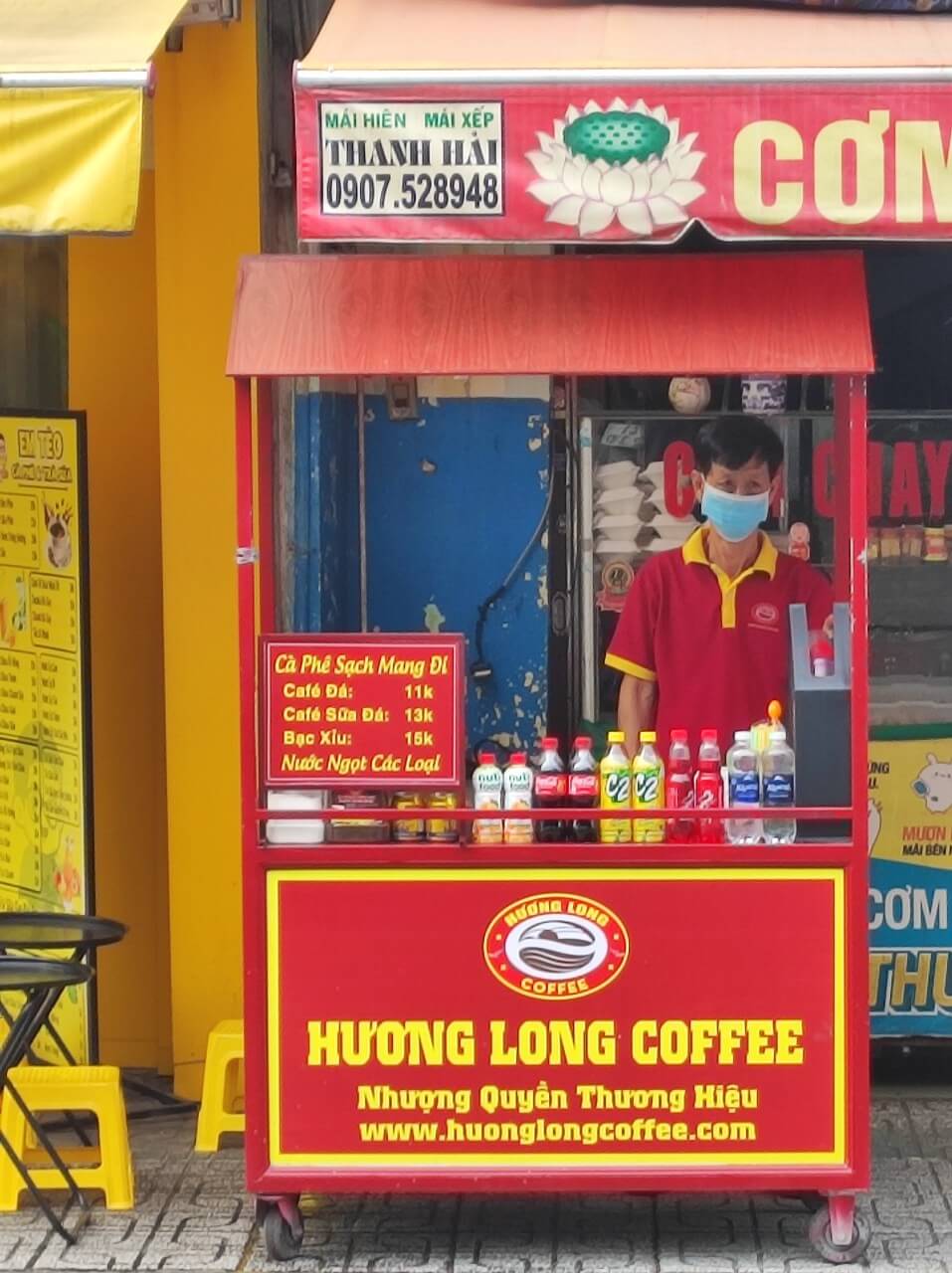 Ở đâu nhượng quyền xe cà phê mang đi giá rẻ TPHCM?